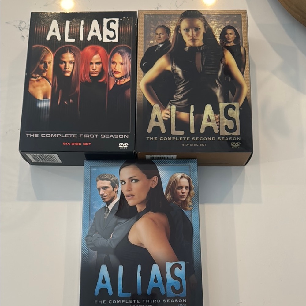 Alias DVDs seasons 1-3